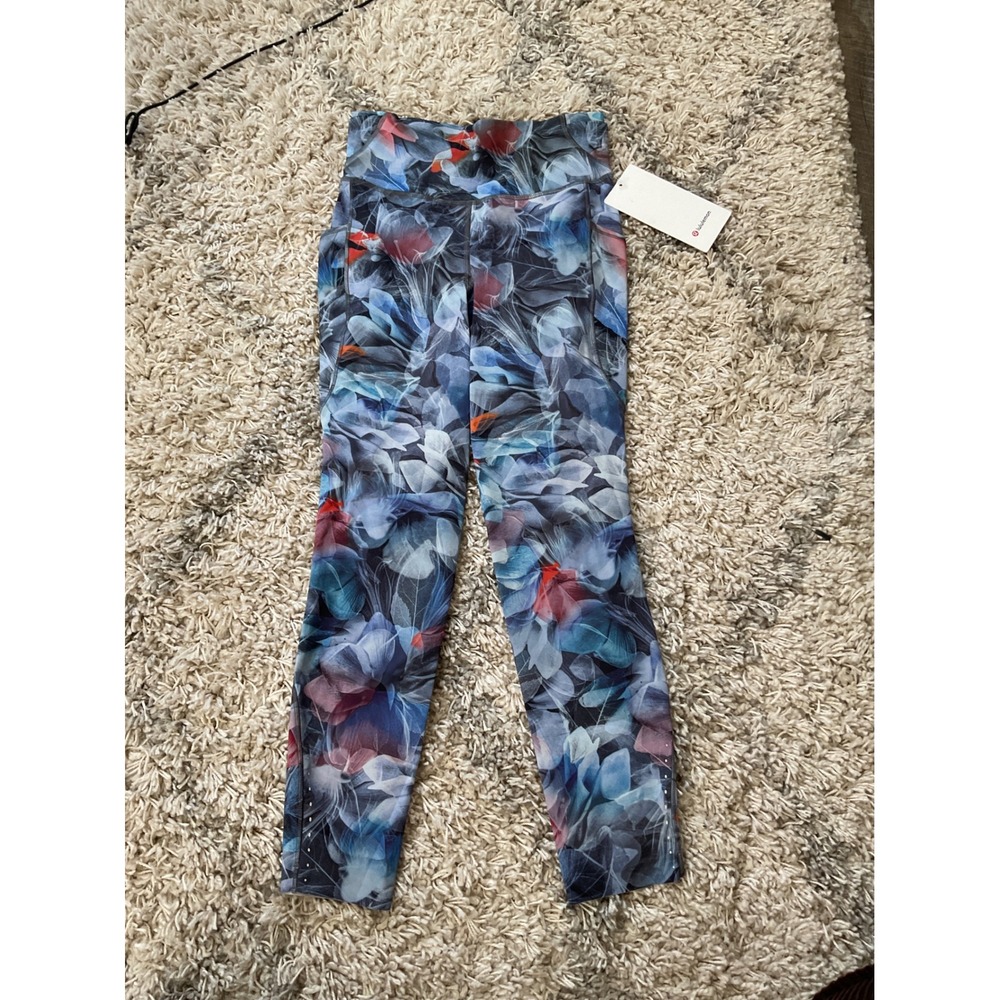 Lululemon Fast and Free High-Rise Tight 25 Nulux Floral Womens‎ Size 6